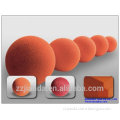 Sponge cleaning ball for boom pumps